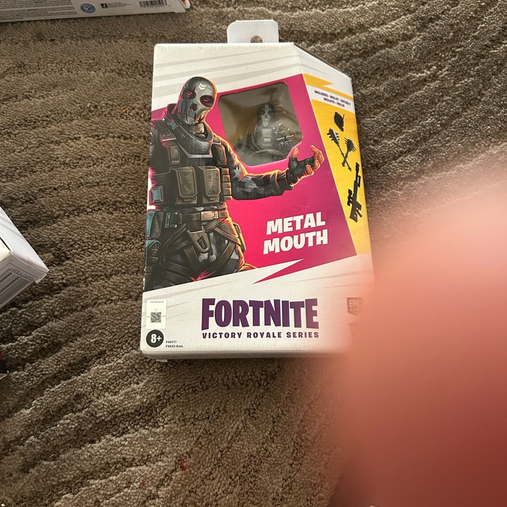 Fortnite Metal Mouth Action Figure - Black and Gray